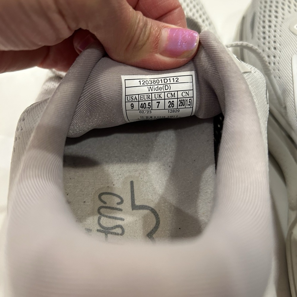 Brooks Ghost 15 Women's 9 D Wide Running Sneakers Shoe Athletic 1203801D112 Grey - Picture 9 of 12